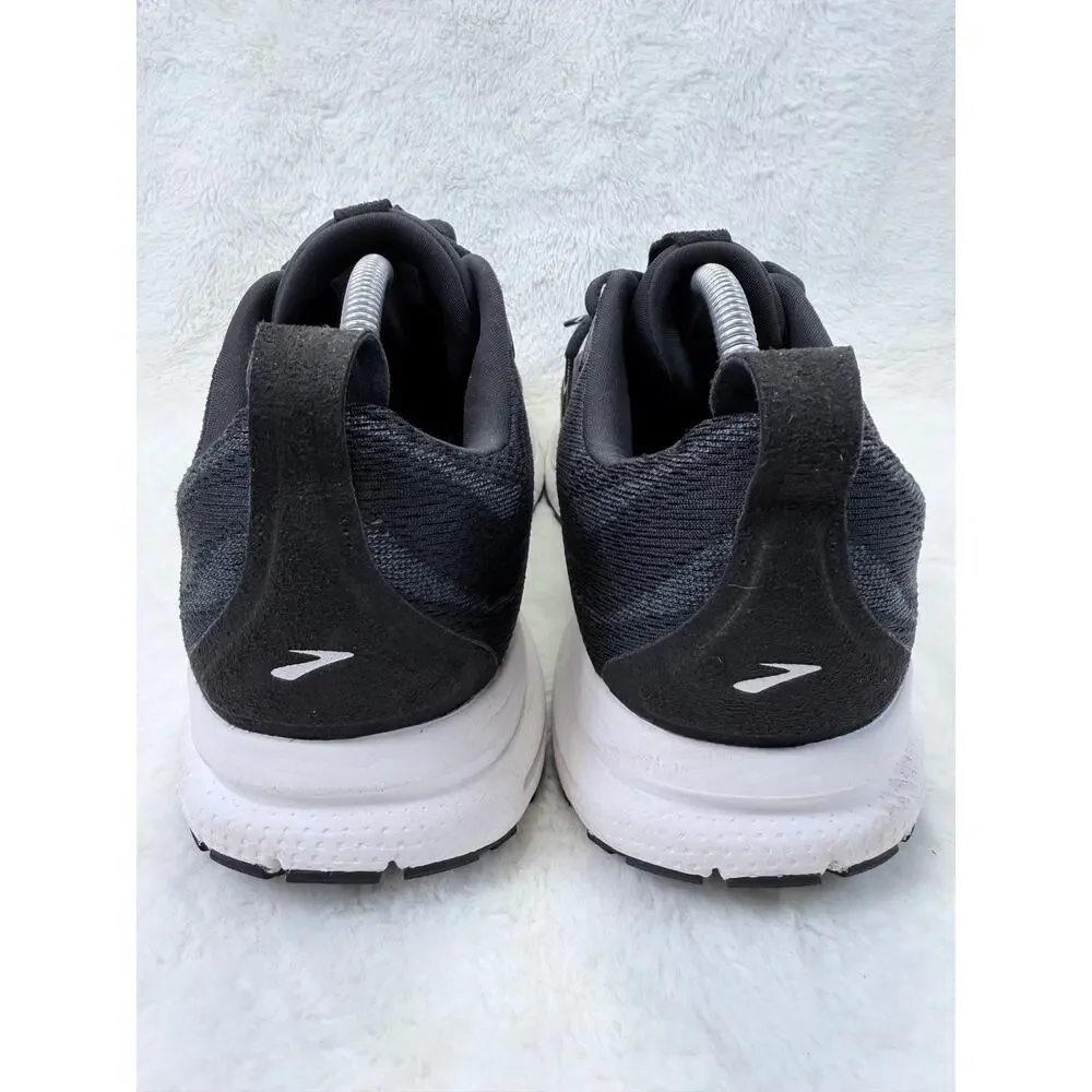 Brooks Trace 4 Mens Running Shoes Black White Size 10 2E Wide Sneaker